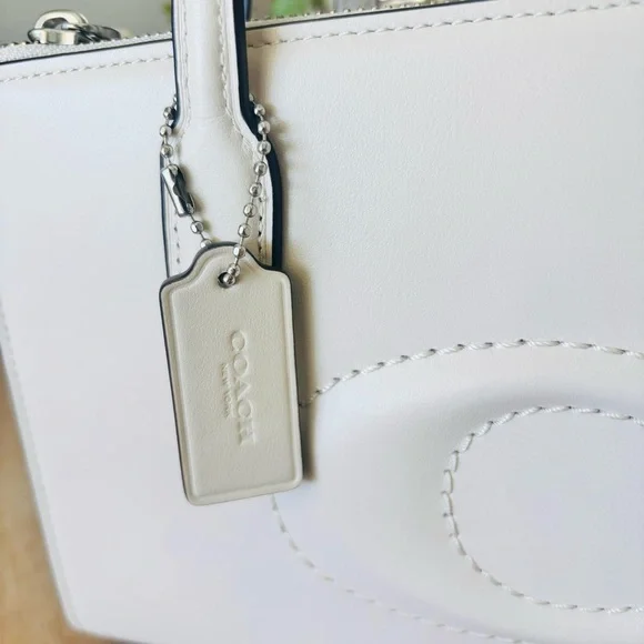 Coach NWT $478  Nina small tote in Chalk 2024 - Picture 8 of 12